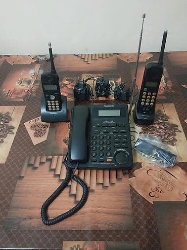 Məişət texnikası: Stasionar telefon Panasonic, Simsiz — 1