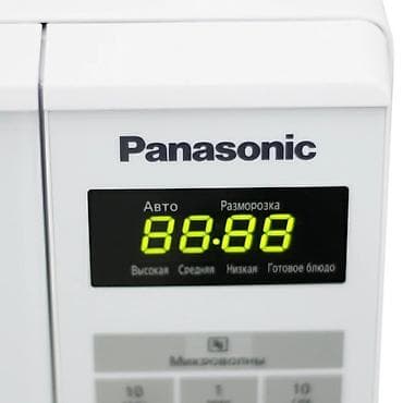 Mikrodalğalı soba Panasonic, Ayrıca dayanan, Mikrodalğalar ilə, rəng - Ağ, Yeni — 5