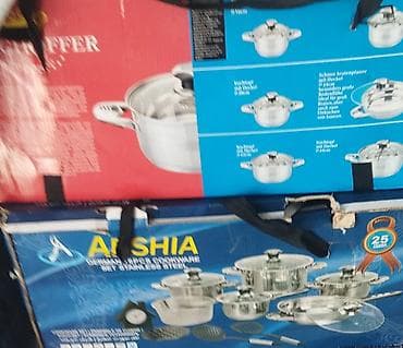 nahar serviz: Qazan, rəng - Gümüşü, Paslanmayan polad, Türkiyə — 1