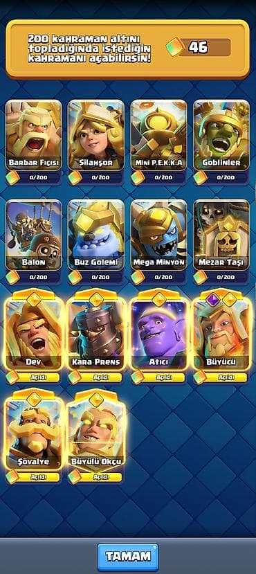 Clash Royale hesabı - Kral səviyyəsi: 15 - Kupa: 13 756+ - Pass — 6