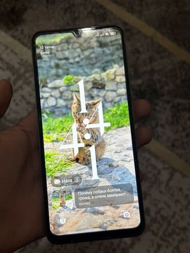 Информатика: Redmi 14C, 256 ГБ, цвет - Зеленый, Две SIM карты — 2