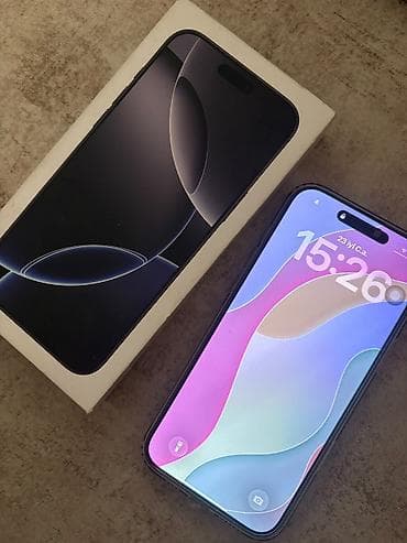 16 pro max 2 ci el: IPhone 16 Pro Max, 256 GB, Gümüşü, Barmaq izi — 2