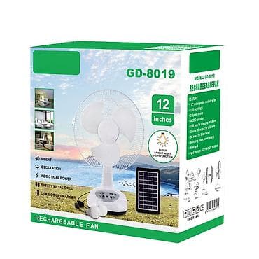 ventil: Günəş enerjili masaüstü sərinkeş "GD Times 8019" 4500 mAh . ❄️ — 6