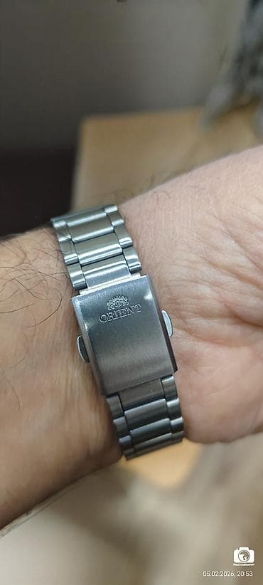 Смарт часы: Təcili satılır, Orient təzə saatdır, 510 alınıb yarı qiymətə satılır — 2