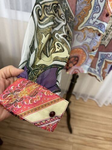 böyük bədən ziyafət geyimləri: Zərif ziyafət geyimləri dəsti - Model 1: Uzun, bənövşəyi-mavi — 5