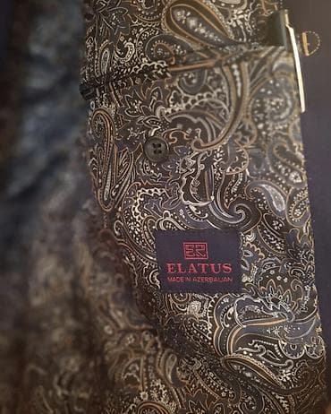 Костюмы: ELATUS kişi kostyumu – Made in Azerbaijan - Rəng: tünd göy, incə ağ — 2