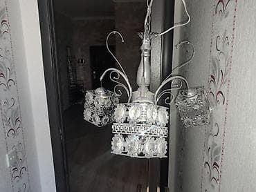 lüstr şekilleri: Çılçıraq, 3 lampa, Metal — 1
