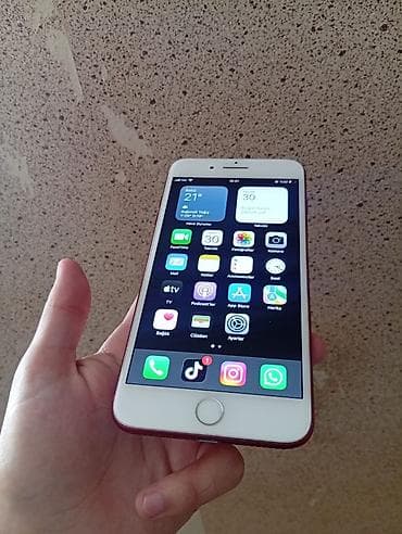 c30 telefon: IPhone 7 Plus, 128 GB, Qırmızı, Barmaq izi — 1