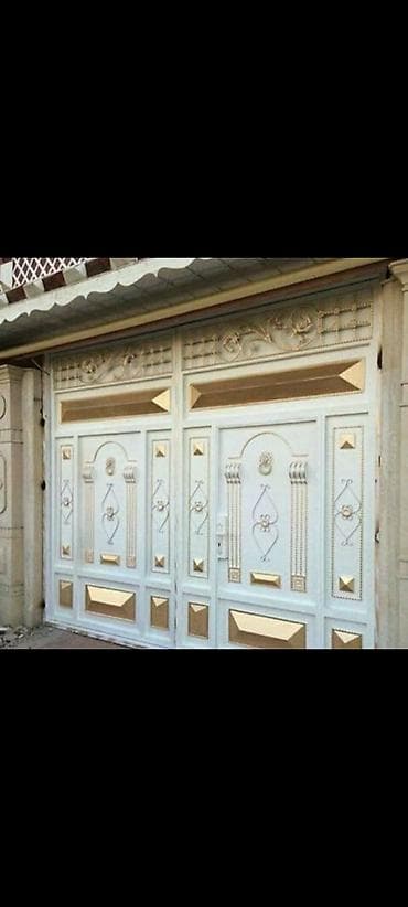 qab: Dəmir Həyət darvazası, Yana açılan, Mexaniki, Qapı ilə, Kredit yoxdur — 5