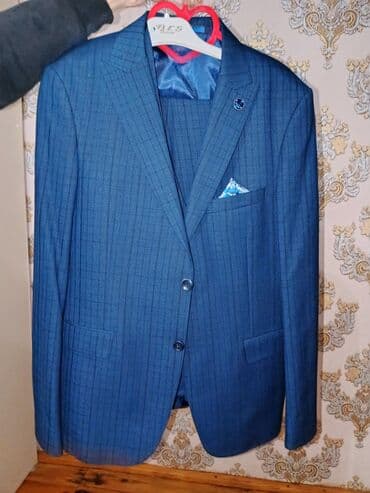 yuxuda sırğa hədiyyə almaq: Kostyum, Demisezon, XL, rəng - Göy — 2