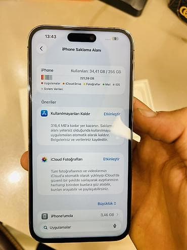 iphone pro max: IPhone 14 Pro Max, 256 GB, Deep Purple, Simsiz şarj, Face ID, Sənədlərlə — 4