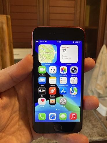 redmi note 6 pro: IPhone SE 2020, 64 GB, Qırmızı, Barmaq izi — 2