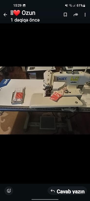Sənaye tikiş maşını – DOIT brendi - Model: DOIT (sənaye tipli lalafo.az -da Sənaye tikiş maşını – DOIT brendi - Model: DOIT (sənaye tipli