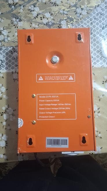 ev eşyalar: HIDRO THERM DVR-500VA Avtomatik Gərginlik Tənzimləyicisi - Model — 4