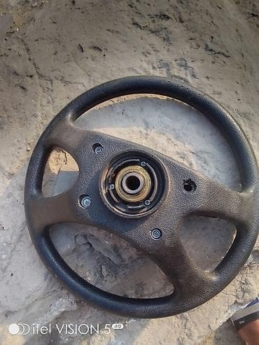 bbs disk teker: Avtomobil sükan çarxı - Material: teksturalı qara plastik/deri — 2