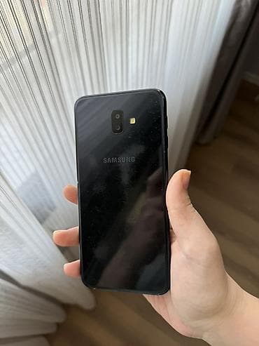 telefon satisi ikinci el: Samsung Galaxy J6, 32 GB, rəng - Qara, Barmaq izi — 5