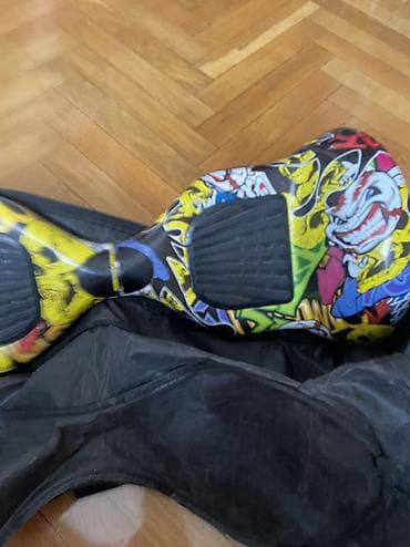 hover bohart: Qrafiti naxışlı 2 təkərli hoverboard + daşıma çantası - Rəngarəng — 5