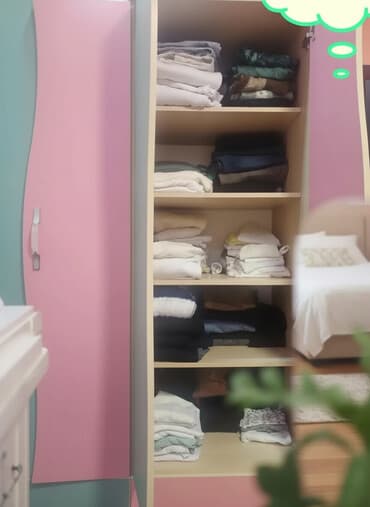 Oğlan və qız üçün, İşlənmiş, 4 qapılı, Açılan, Düz dolab