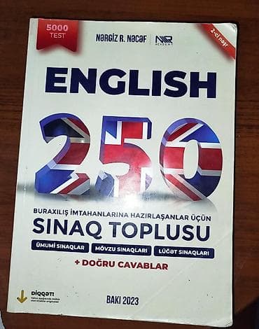 lalafo kitab satisi: Məhsul: “English 250 – Buraxılış imtahanlarına hazırlaşanlar üçün — 1