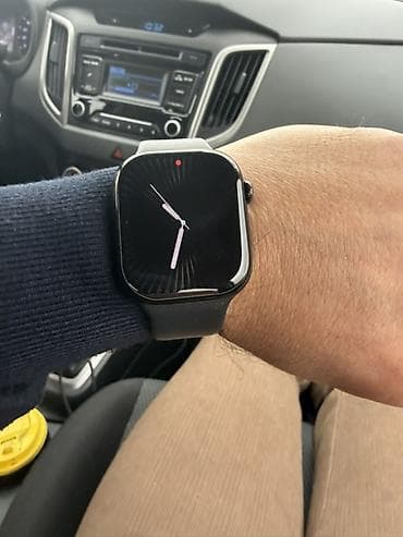 Наручные часы: Смарт часы, Умные, Водонепроницаемый, цвет - Черный — 1