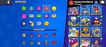 stranger things yumurta: Brawl Stars oyun hesabı – yüksək trofey və zəngin kosmetik kolleksiya — 6