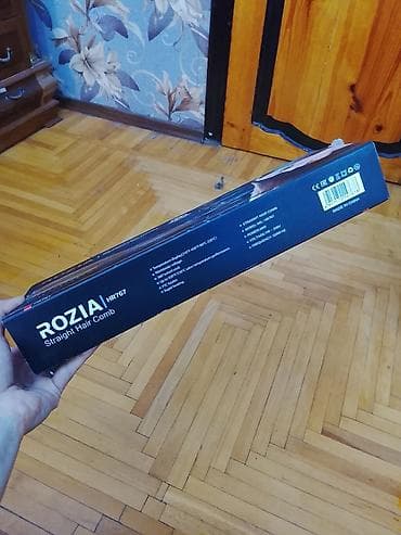 Kondisionerlər: ROZIA HR767 Saç Düzləşdirən Daraq az istifadə olunub yeni kimidir — 4