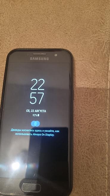 plata processor: Samsung Galaxy A3 2017, 16 GB, rəng - Qara, Barmaq izi — 2