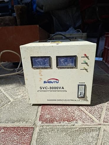 kardon qutu: İşlənmiş, Ev üçün, 1 faza, Gərginliy stabilizatoru, 220/110 V — 2