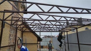 Профнастил: Metal konstruksiyalı avtomobil damı çərçivəsi, nəqliyyat vasitələrini — 8
