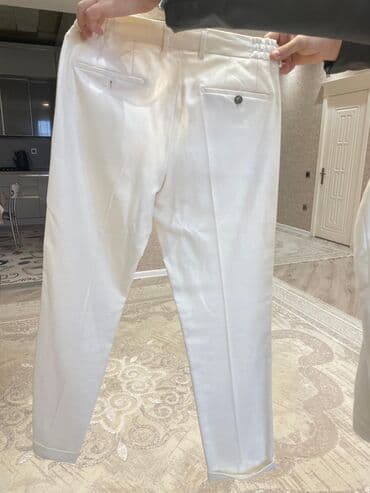 qaqa geyimi: Kişi dəst geyim - Rəng: ağ (ivori tonlarında) - Komplekt: pencək — 3