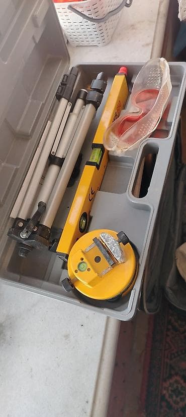 Ручные механические инструменты: Lazer səviyyə dəsti – peşəkar ölçü və nişanlama üçün komplekt Dəst — 1