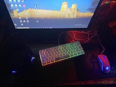 mini kompüter: Masaüstü oyun kompüteri – RGB işıqlandırmalı Texniki xüsusiyyətlər: - — 2
