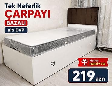 mebel taxt: Tək nəfərlik çarpayı – endirimli - Qiymət: 150₼ (bazalı model 220₼) - — 7