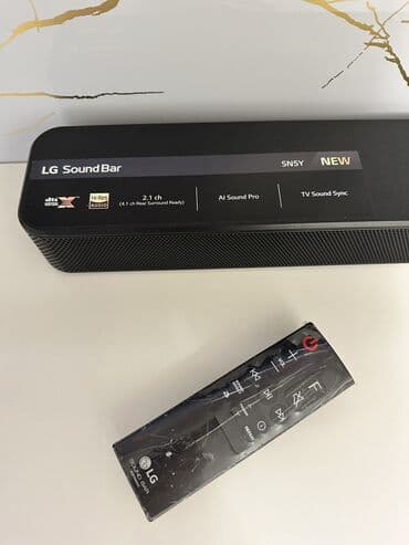 Наушники: Б/у LG Колонка, Тип - Для домашнего кинотеатра, цвет - Черный — 1