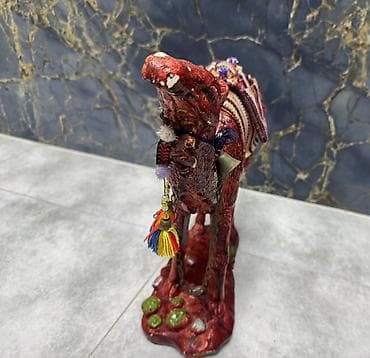 Fiqurlar: Fiqur, Keramika, rəng - Qırmızı — 4