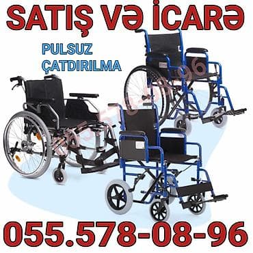 Müxtəlif model əlil arabaları – Satış və İcarə - Günlük istifadə üçün