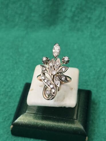 Üzük, Çəhrayı qızıl, 583 Əyar, Brilyant lalafo.az -da Üzük, Çəhrayı qızıl, 583 Əyar, Brilyant