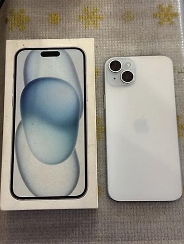 apple pencil: IPhone 15, 256 GB, Ağ — 1