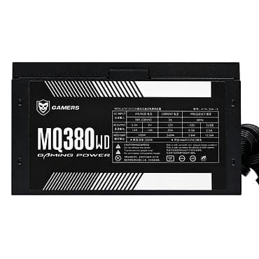 macbook pro 14: Qida bloku “350Watt Gamers MQ380WD” ⭐350Watt 24pin 4pin 2xsata 1xmolex — 4