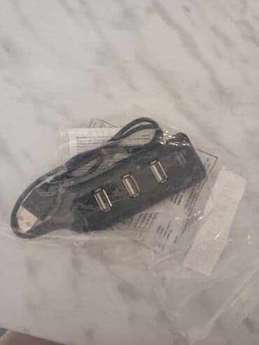 USB 2.0 4‑port hub - Model: HDL-01 - Rəng: qara - Giriş: USB‑A