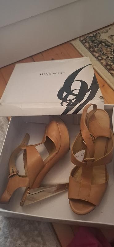 Nine West qadın sandaleti 39 razmet TƏBİİ DƏRİ - Brend: Nine West