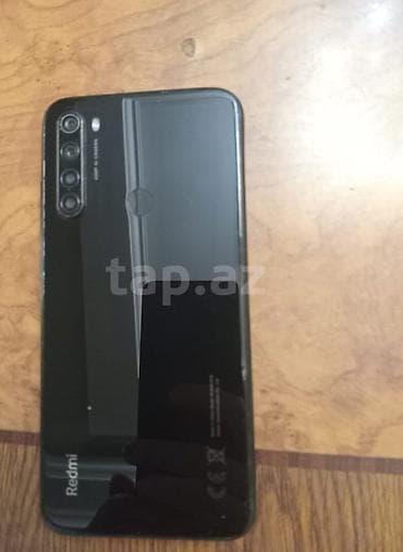 telofonlar: Redmi Note 8, 64 GB, rəng - Qara, Barmaq izi — 2