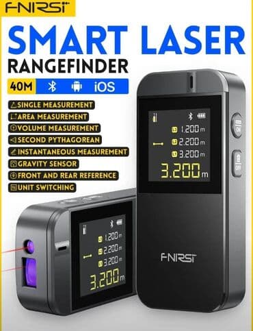 lazer metre qiymeti: Yeni Lazer məsafə ölçən, Hesablama funksiyalı, Rəngli displey, USB girişli, Pulsuz çatdırılma, Ödənişli çatdırılma, Rayonlara çatdırılma — 7