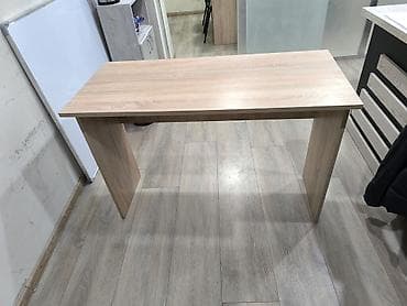 ofis stol: Masa – minimal dizaynlı, iş və ya yazı üçün ideal. - Material: ağac — 2