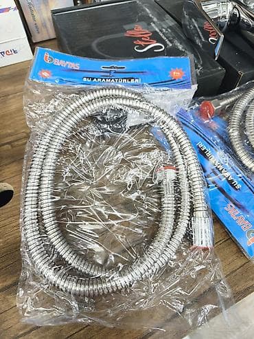 BAYTAŞ duş şlanqı - Material: paslanmayan polad, xrom örtüklü elastik