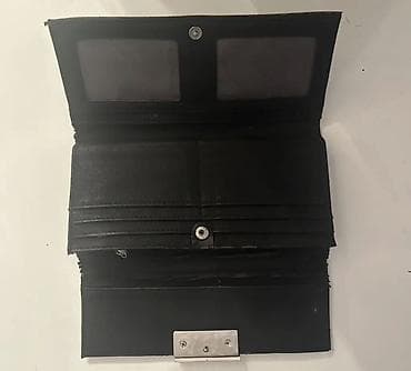 Сумки: Qadın Rəngarəng, jurnal-kollaj printli qadın pulqabısı satılır. - Üst — 8