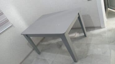 Mətbəx masası, Açılmayan, Taxta, Kvadrat masa