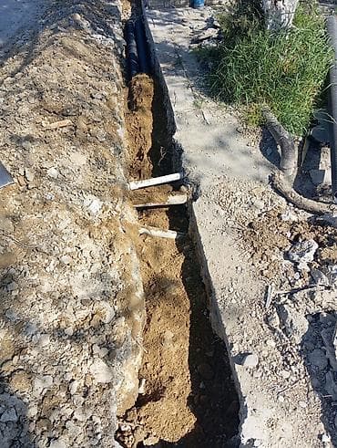 qazma: Xəndək qazma və kommunikasiya xətləri üçün yeraltı montaj xidməti - — 2