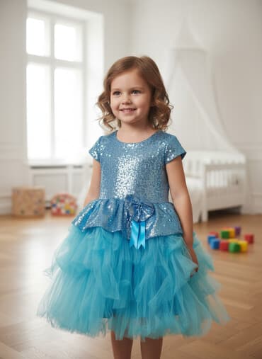 tünd qırmızı rənfli məktəbli forması: Don, Ziyafət, 10 - 12 yaş — 1