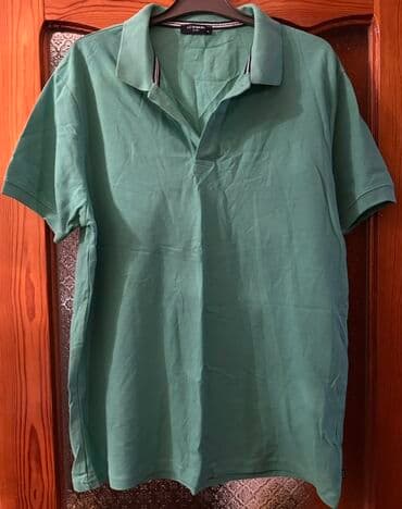 зеленые мужские спортивные костюмы: Мужское поло, Lc Waikiki, XL, цвет - Зеленый — 3